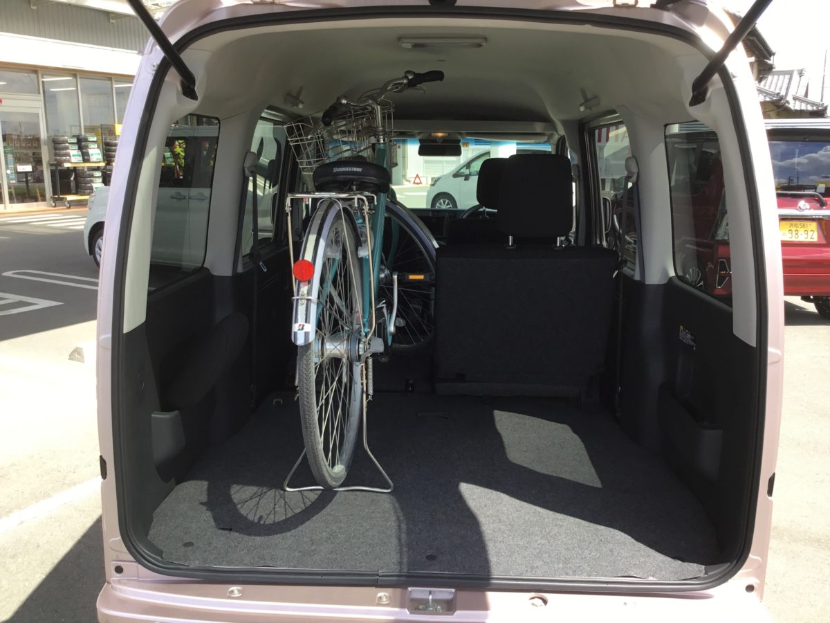 ハイゼット カーゴ 自転車 固定